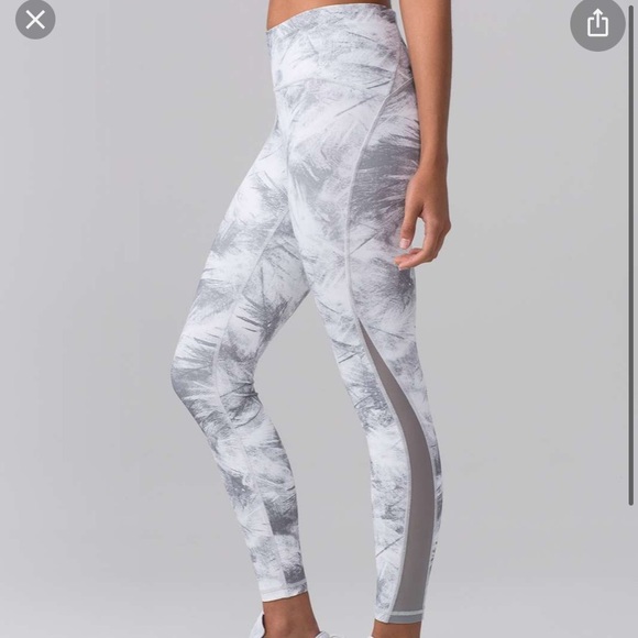 Lululemon Train Times 7/8 Pant, Breeze By White Light Cast - Picture 1 of 6